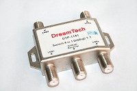 Переключатель  DiSEqC 1.1  DreamTech GTP-1141P в хром.. кожухе,  950-2400MHz ― 1962.ru