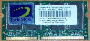 Модуль памяти TwinMOS SO-DDR 128Mb 266 MHz ― 1962.ru